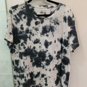 Danskin Womens Tie Dye T-Shirt Neptune Combo Size XL